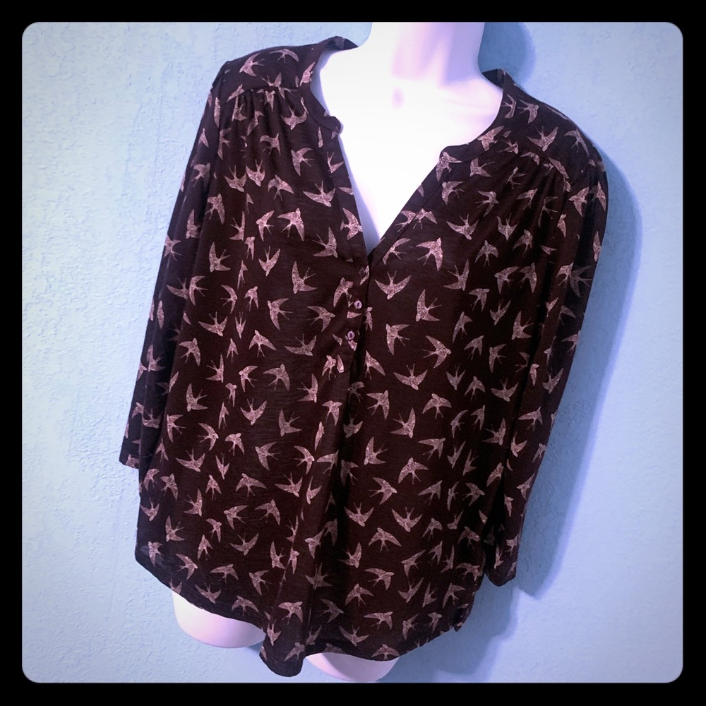 H&M Maroon Blouse